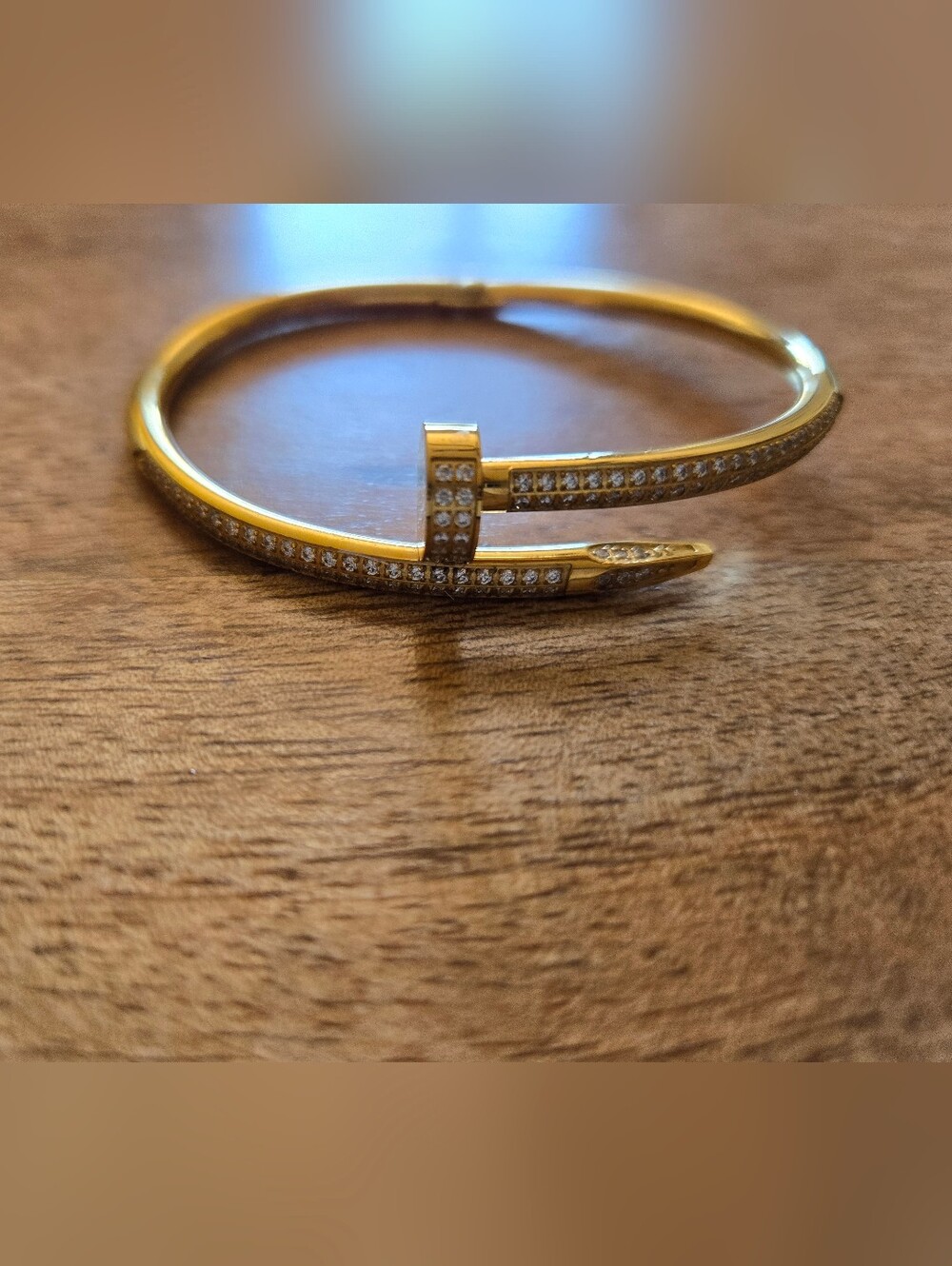 Gold Nail Design Bracelet
